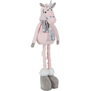 Patinio Spielzeugfigur , Grau, Rosa , Metall, Textil , 60-100 cm , unisex , AZO-frei, EN 71 , Spielzeug, Sonstiges Spielzeug