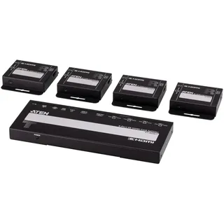 ATEN 4-Port 4K HDMI Cat 6 Splitter, Switch Box