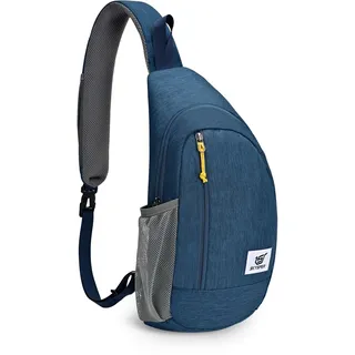 Skysper Brusttasche Schultertasche Leichte Sling Bag Herren Klein Schulter Tasche RFID-Schutz Crossbody Backpack Anti-Diebstahl Umhängetasche für Wandern Reise