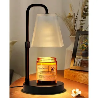 QUIGO Kerzenwärmer Lampe für Duftkerze im glas, Candle Warmer Lamp Home Decoration Dimmbare Kerzen mit Timer Lampe Schlafzimmer, Elektrische Table Lamp Bedside Mama Geschenk Freundin