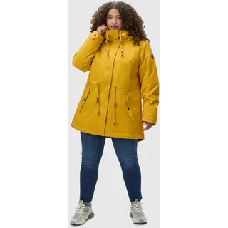 Ragwear Wintermantel Monadis Rainy II Intl.«, sportlicher, wasserdichter Parka für den Winter gelb