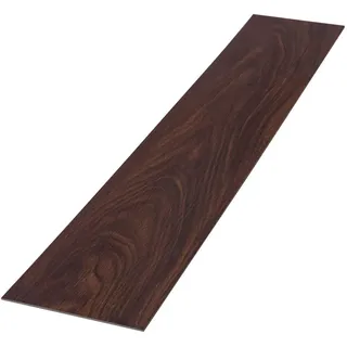 Ml-Design Vinylboden selbstklebend 2,23m2/16 Dielen Rot-Braun Nuss , Dunkelbraun , Kunststoff , Rechteckig , 15.3x0.2x91.5 cm , Teppiche und Böden, Bodenbeläge, Vinylböden