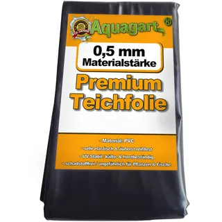 Teichfolie PVC 14m x 2m 0,5mm schwarz Folie für den Gartenteich
