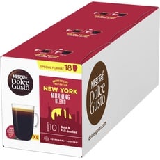 NESCAFÉ Dolce Gusto New York Morning Blend, 54 Kaffeekapseln für 54 Portionen Big Pack 3er Pack (3 x 18 Kapseln)