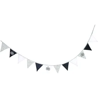 roba Wimpelkette 'Rock Star Baby 3', 12 Wimpel (2m), Länge Kette 3m, Baby- & Kinderzimmer Deko