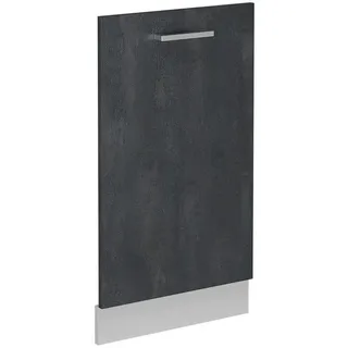 Vicco Unterschrank Geschirrspülblende R-Line 45 x 81,8 x 1,6 cm Schwarz