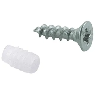 Hettich Topf-Befestigungsschraube 3,5 x 13 mm Spreizmuffe 5 x 9 mm 40 Stk.
