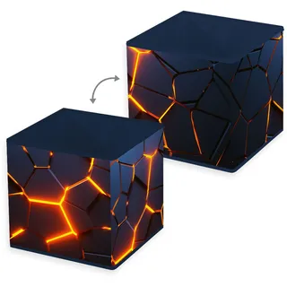 Herding Aufbewahrungsbox Lava 3D Effekt 30 x 30 x 30 cm 2-tlg. mehrfarbig