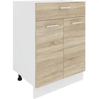 VCM Unterschrank Esilo 60 x 46 x 82 cm Braun