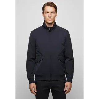 BOSS ORANGE Allwetterjacke "Ohice" wasserabweisend Kapuze verstaubar abnehmbar Strickbündchen Stehkragen, dunkelblau404