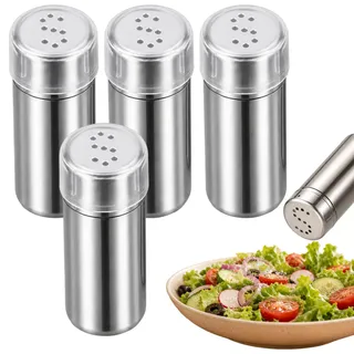 4 Stück 5 Ml Salzstreuer Klein,Mini Salzstreuer,Geeignet Für Camping,Küche