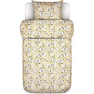 Marc O' Polo Satin-Kissenbezug einzeln Hanne Farbe Pale Yellow Größe 40x40