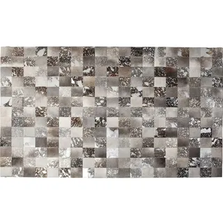 Kare Design Teppich Cosmo Grey Fur, 200x300 cm, Kuhfellteppich, Patchworkteppich, moderner Teppich, Kolonial Teppich, (H/B/T) 1x200x300cm