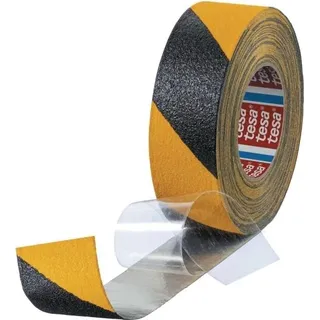 Tesa ANTI-RUTSCH 60955-00000-02 Anti-Rutschband tesa® Schwarz/Gelb (L x B) 18m x 50mm 1St.