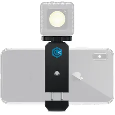 Lume Cube - Smartphone-Halterung - Passt auf jedes Smartphone - iPhone oder Android - 360o Drehung Ihrer Beleuchtung - kompatibel mit Selfie-Stick/Stativ/Verlängerungsstange