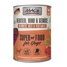 12x800g Ren & legume Adult MAC's Hrană umedă câini
