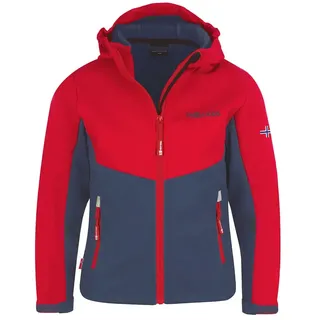 TROLLKIDS Kristiansand Jacke Bright Red/Mystic Blue 140