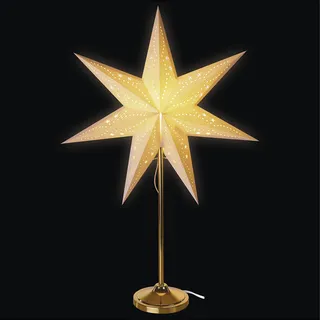 EMOS Papier-Tischlampe Weiß