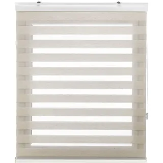 Decorblind | Rollo für Nacht und Tag mit Galerie, Wand- oder Deckenmontage, Maße: Breite 140 x Länge 180 cm, Maße Stoff: 137 x 175 cm, naturfarben, Fensterrollo