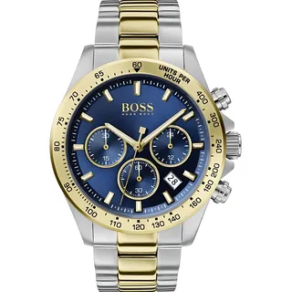 Hugo Boss Hero Chronograph Bicolor Edelstahl Blau HB1513767 - Bunt