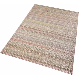 Northrugs Teppich »Pine«, rechteckig, 7 mm Höhe, In-und Outdoor geeignet, Strapazierfähig und pflegeleicht, Flachgewebe NORTHRUGS goldfarben/rosa B: cm 1 St.