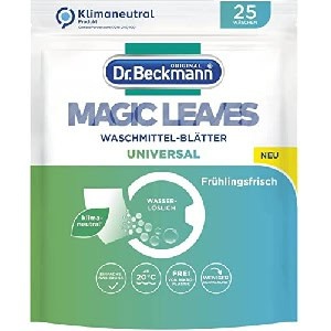 Dr. Beckmann &#8220;Universal&#8221; oder &#8220;Color&#8221; MAGIC LEAVES Waschmittel-Blätter, 25 Blätter um 4,95 € statt 3,45 €