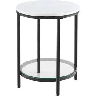 VASAGLE Beistelltisch weiß 45,0 x 45,0 x 55,0 cm