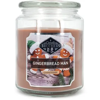 Duftkerze CandleBrothers , Braun , Naturmaterialen, Glas, Textil , 13 cm , Dekoration, Kerzen & Kerzenhalter, Duftkerzen