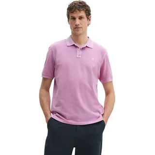 Poloshirt MARC O'POLO, Herren, Gr. M, scatterot orchid, Piqué, Obermaterial: 100% Baumwolle, Shirts Poloshirt, aus Pique