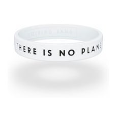 Helping Band There is no Planet B Armband - weiss - M