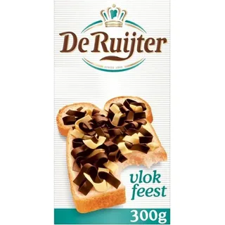 De Ruijter Vlok Feest - Weiße und Vollmilchschokoladen Streusel