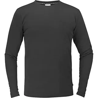 Texstar TS17 Herren Langärmeliges Stretch T-Hemd, Größe 2XL, Schwarz