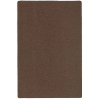 Snapstyle Feinschlingen Veloursteppich 80 x 240 cm Braun