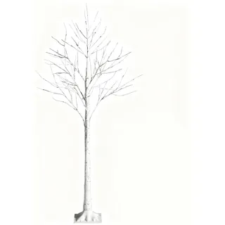 Costway Künstlicher Weihnachtsbaum Weiß 150 cm