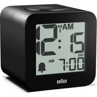 Braun - BC25BP-DCF - Wecker - Funk - Digital - schwarz - Schwarz