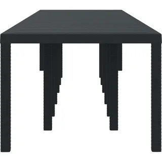 vidaXL Gartentisch 400 x 100 x 73 cm Grau