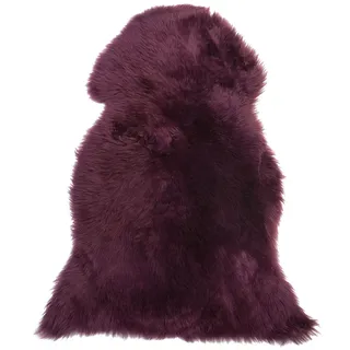 Beliani Schaffell Uluru Purpur 65 x 110 cm