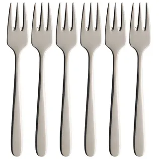 Villeroy & Boch "Kuchengabeln Daily Line silber", silber,
