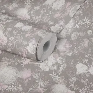 A.S. Création Livingwalls Blumentapete Mata Hari Tapete floral Vliestapete beige creme rosa matt fein strukturiert 380954