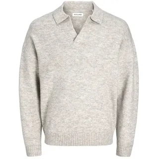 Jack & Jones Soho Ollie Pullover - Light Grey Melange - 2XL