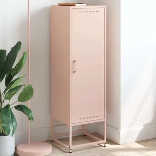 vidaXL Highboard Rosa 36x39x123 cm Stahl - Rosa