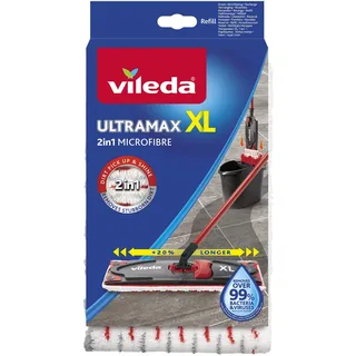 Vileda Ultramax XL Bodenwischer Ersatzbezug, Mikrofaser, 1er Pack