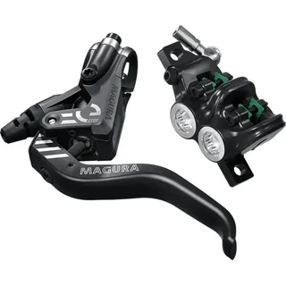 Magura MT5 eSTOP Scheibenbremse hinten | 4-Kolben | 2150 mm Leitung | Shiftmix 4 (Shimano I-Spec EV) | schwarz/silber | E-MTB