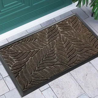 Yimobra Fußmatte, 92 x 61 cm, rutschfeste Sauberlaufmatte für draußen – Premium Fußmatte gegen Schmutz und Staub?Braun