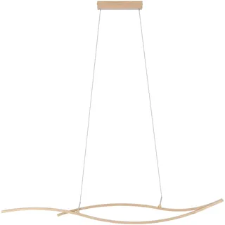 EGLO Grisolia 1-flg. 140 cm geschwungen braun-weiß