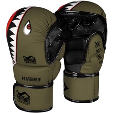 Phantom MMA Handschuhe Fight Squad | Profi Gloves für Sparring, Fight, Boxen, Freefight (S/M - Army Grün)