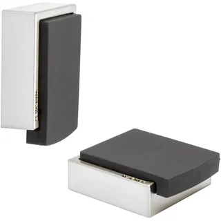 Wagner Boden- und Wand-Türstopper Screw or Glue Wall Edelstahl-Schwarz