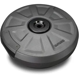 EMPHASER EBS111A – kraftvoller 28 cm Aktivsubwoofer zum Einbau in Reserverad Mulde/Felge, Auto Bassbox mit 200 Watt Verstärker, geschlossenes Gehäuse