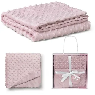 INTERBABY 0881-66 Blasen Babydecke dunkelRosa, rosa, 700 g