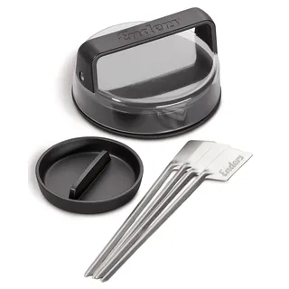 Enders® Premium Burgerset, Burgerpresse, Burger Pattys, inkl. 4 stabile Edelstahl-Burgerspieße, Grillzubehör #8819
